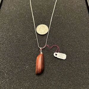 Tiger Eye Pendant Necklace